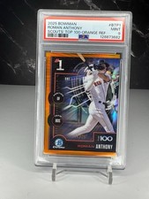 2025 Bowman Scouts Top 100 Roman Anthony #BTP-1 Orange Refractor /25 (RC) PSA 9