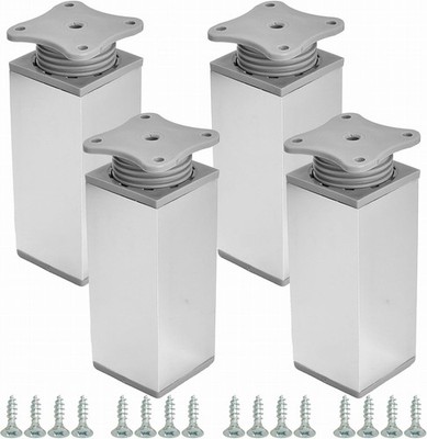 STOLMET Möbelfüße Füße Für Möbel 4 Stück 150 mm Möbelbeine Wohnzimmer Küche Schl