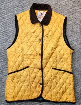 John Partridge Moorland Gilet Vest Adult Extra Large XL Gold Petrol Sand Quilted