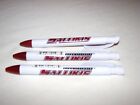 Siu Southern Illinois Salukis Ncaa Team Pride Click & Read Message Pens (3) New