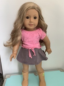 american girl doll blonde hair brown eyes