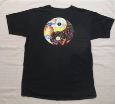 HUF T-Shirt Men's Medium Thailand Yin Yang The Spirit The Flesh Black Tee Shirt