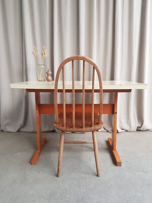 Vintage Mid Century Formica Schreibtisch Küche Esstisch Danish Scandi Retro R334