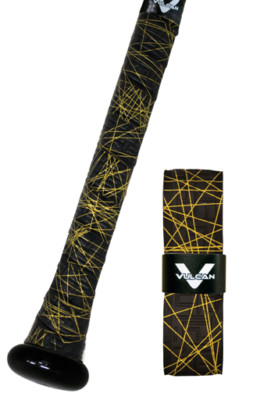 VULCAN ADVANCED POLYMER BAT GRIPS - STANDARD 1.75 MM - GOLD LAZER