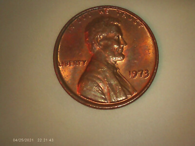 1973 P アメリカ セント ダブルデート / American DDO 1973-P Lincoln Memorial penny high DDO Doubled Die Obverse