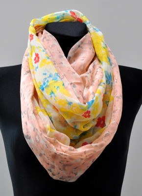 LoopSchal schal Halstuch Tuch Schlauchschal Damenschal Damen Blumen Loop