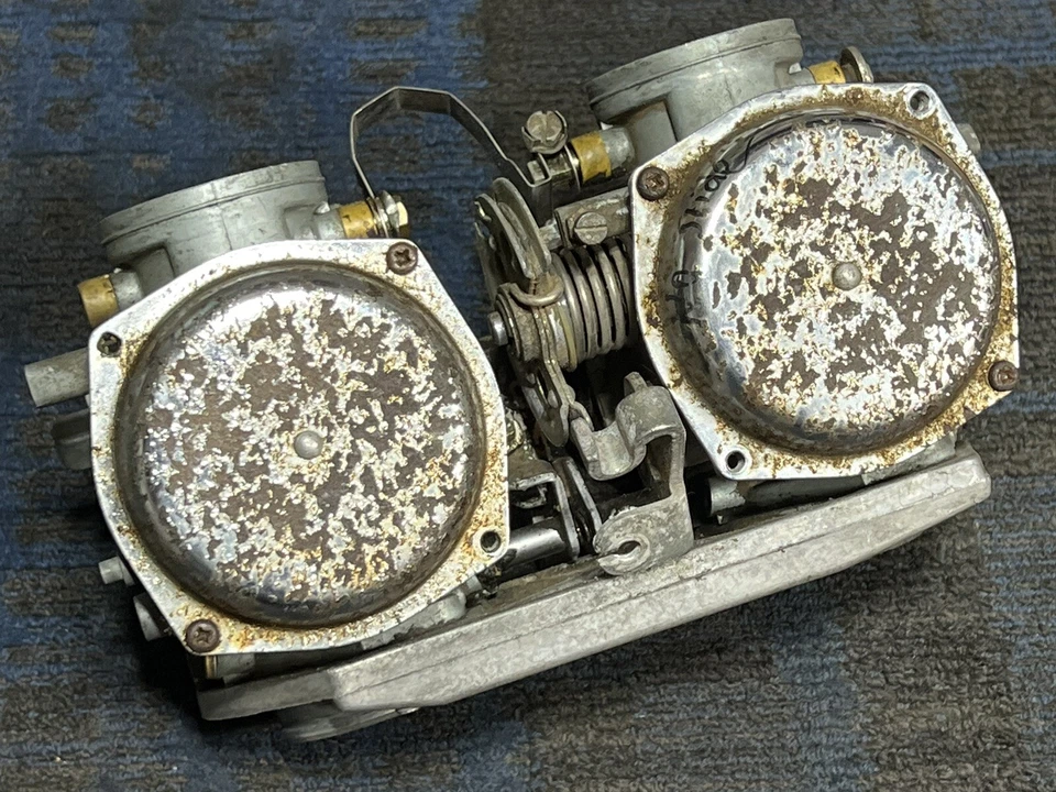 1974 1975 1976 Honda CL360 CL 360 Scrambler Carburetors Carbs 747A Keihin - Image 3 of 4