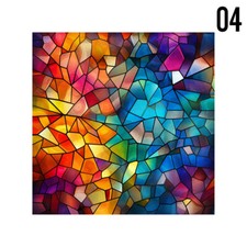 Church Stained Glass Film Frosted Window Sticker Bathroom Office Back Adhesive