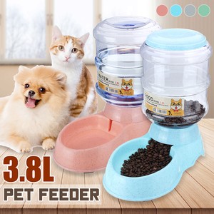 3 8l Automatic Pet Feeder Dispenser Waterer Dog Cat Self Feeding