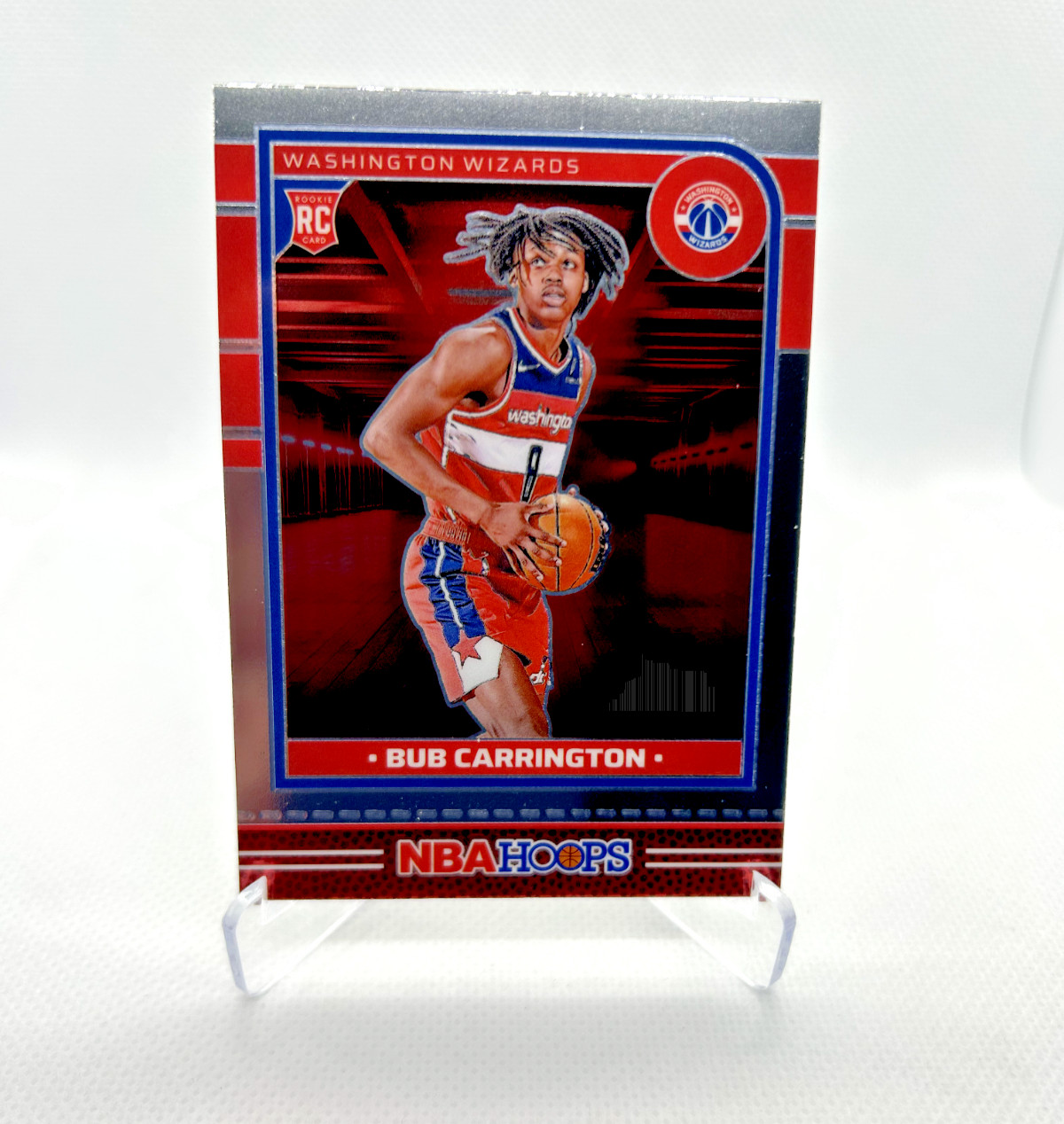 Bub Carrington Rookie - 2024-25 Hoops Premium #244 - Washington Wizards