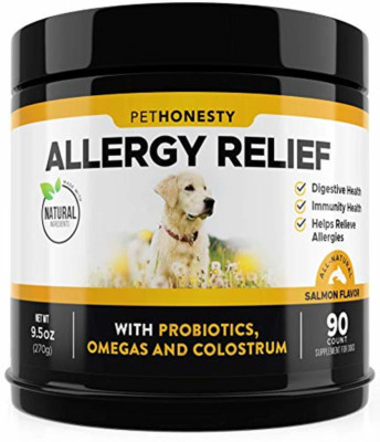 PetHonesty Allergy Relief Immunity Supplement for Dogs (90 Count