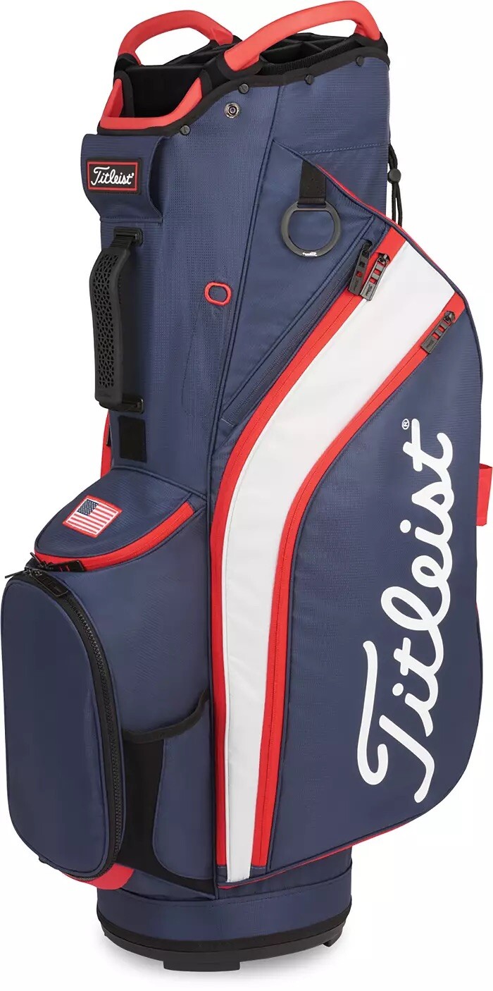 Titleist Cart 14 Golf Bag Red White Blue New USA Limited Edition eBay