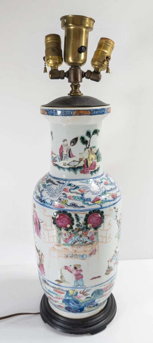 陶瓷粉红色1850-1899 中国古董花瓶| eBay