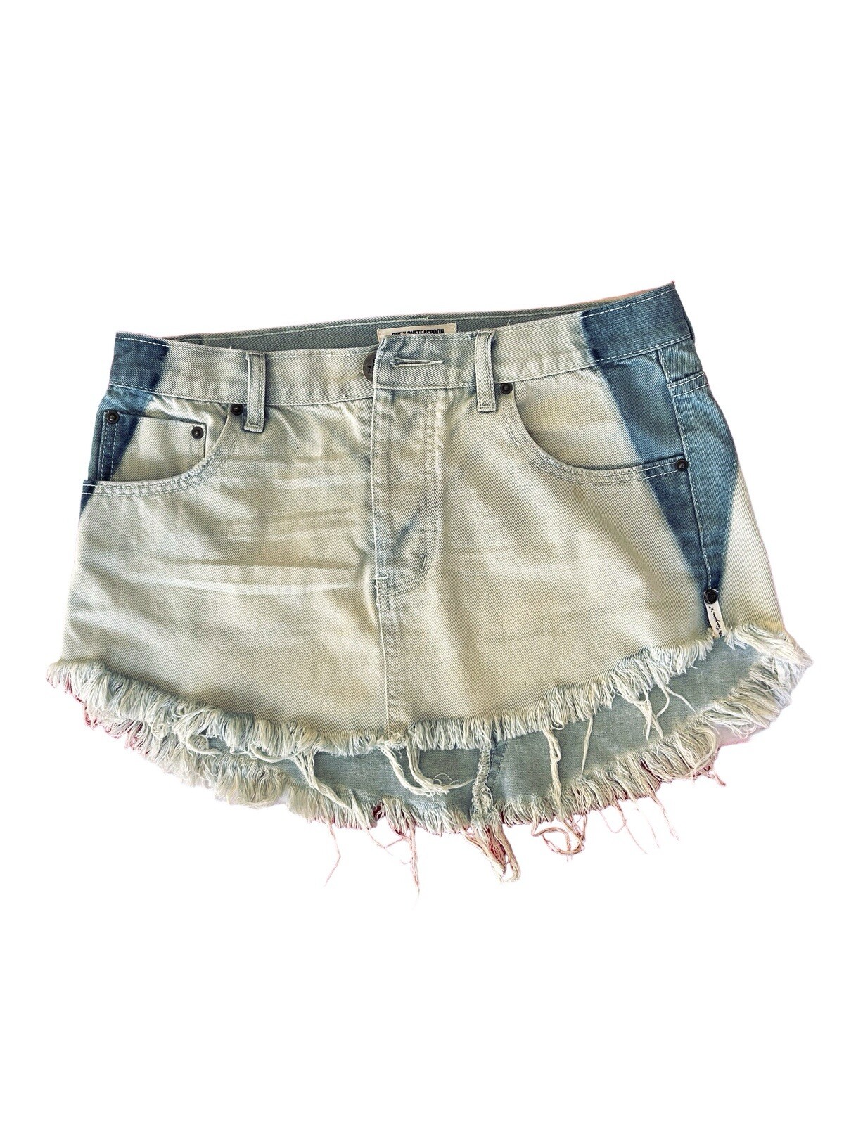 Denim skirt One X Teaspoon Denim Mini Raw Hem 27