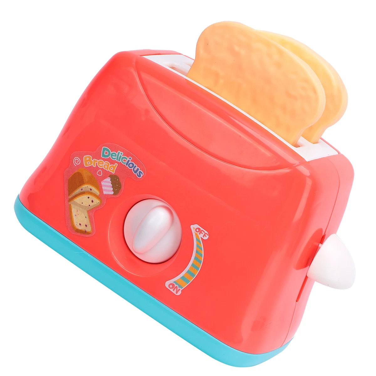 PopUp Toaster Play Toy Kitchen Bread Maker Model Toy Pretend Food
