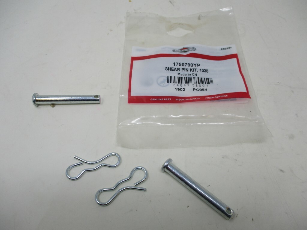 Genuine Briggs & Stratton 1750790YP Shear Pin Kit eBay