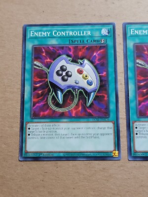 2x Enemy Controller - EGS1-EN025 - 1st Edition - YuGiOh-LP | eBay
