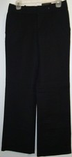 BANANA REPUBLIC WOMEN'S BLACK PANTS-SIZE 2-COTTON BLEND-MARTIN FIT-FREE SHIPPING