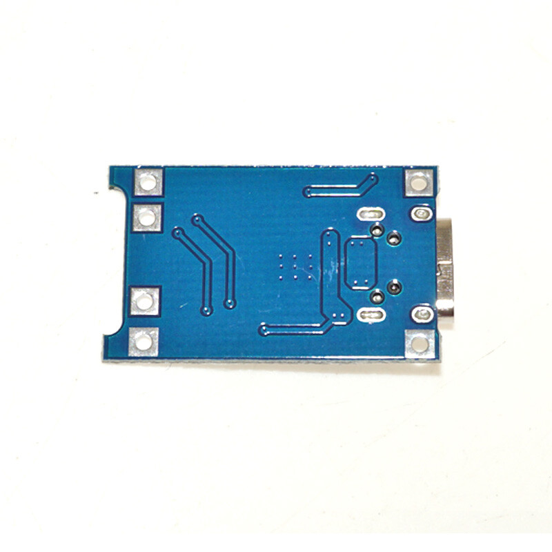 TP4056 Modulo Carica Batteria Litio 18650 - Scheda Con Protezione, USB Tipo C 1A