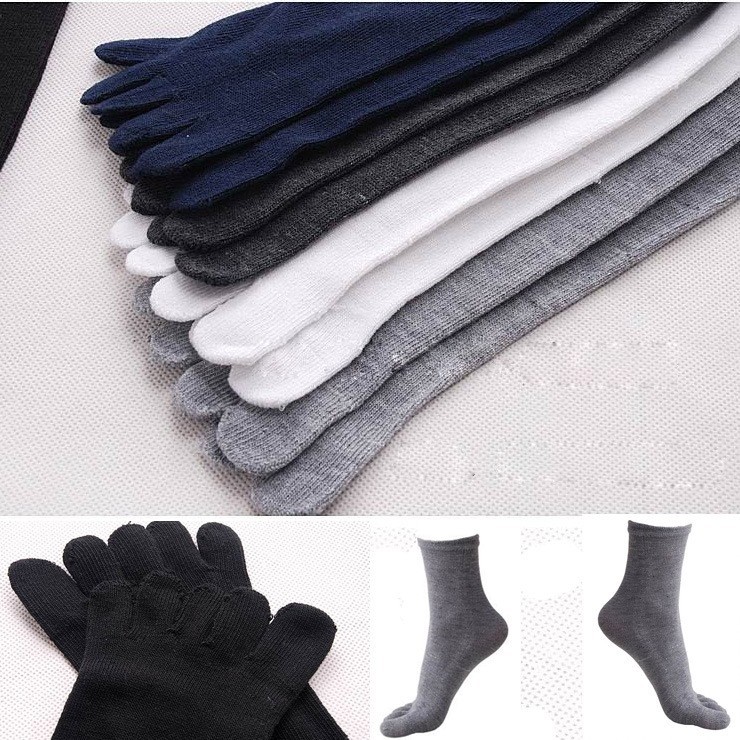 Basic New FiveFinger Socks Men Women's Soft Socks Pure Cotton Sports