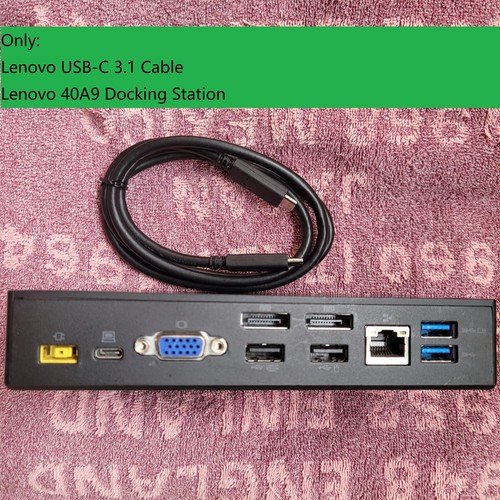 Lenovo USBC Dock 40A9 DK1633 4K docking station + USBC Cable/ without AC Power eBay