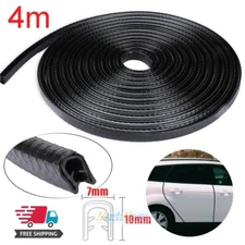 4M Car Door Seal Strip Rubber Weatherstrip Protector Edge Trim Guard Pinchweld