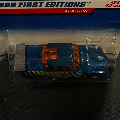 1998 Hot Wheels First Editions #34/40~ AT-A-TUDE STUDEBAKER ~ #667 BLUE SEALED - Picture 6 of 7