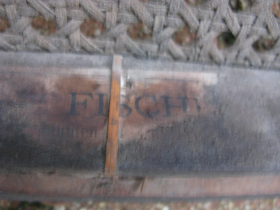 RARE! chaise de bistrot cannée Fishel - Photo 3/4