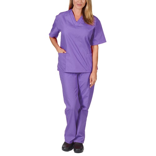 Medical Nursing Summer Thin Scrub Set UNIFORMS Men Women Unisex Nurse Doctor - Picture 12 of 12