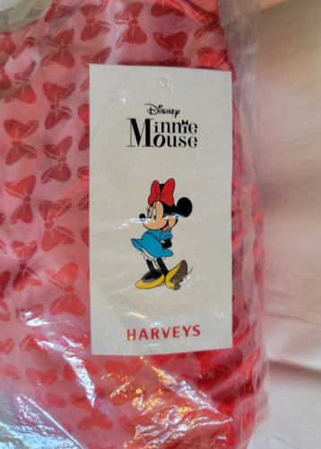 Sac ceinture de sécurité Harvey peluche souris Minnie, neuf avec étiquettes scellé en plastique poupée Disney rouge - Photo 1/6