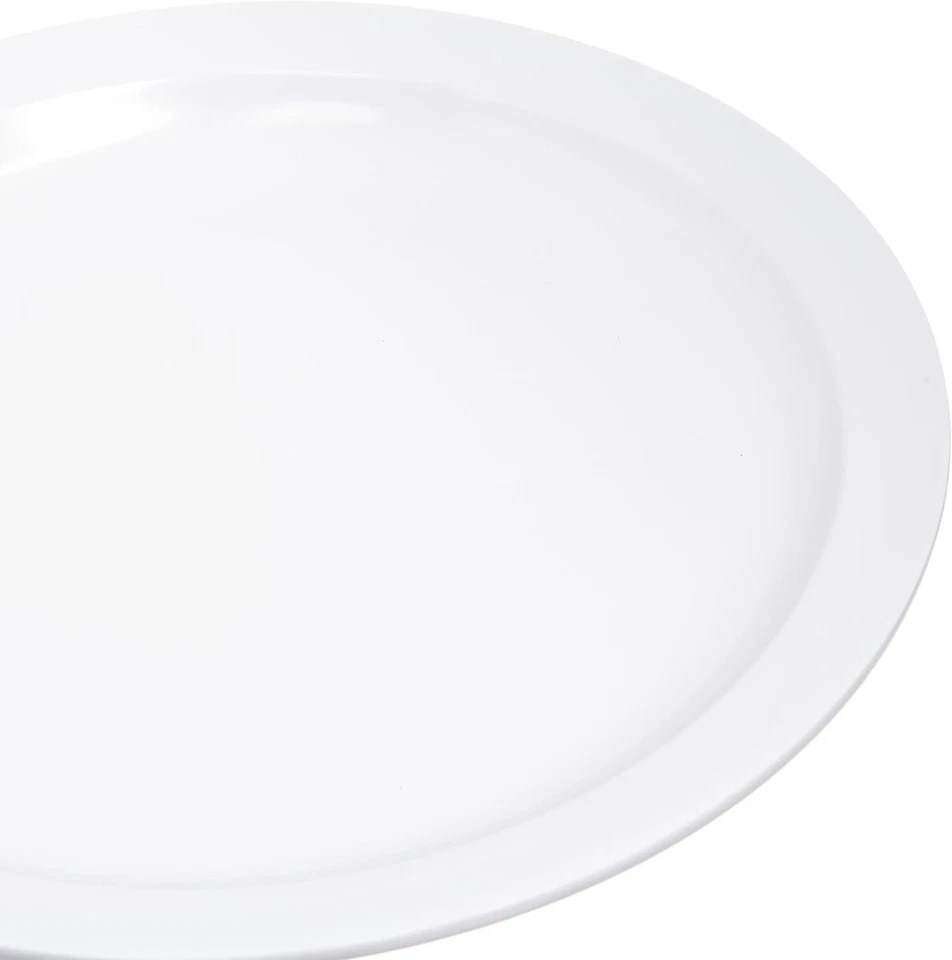 Paquete duradero de 48 platos sándwich de melamina blanca Kingline, 7,25 pulgadas cada uno Foto 4 de 4