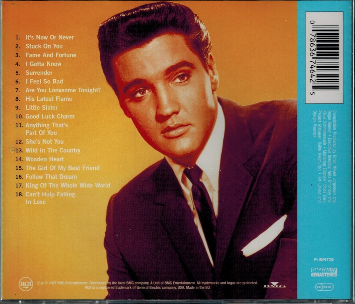 ELVIS - GOLDEN RECORDS VOLUME 3 - DELUXE SET - 18 SONGS - MINT CD