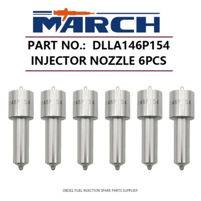 6pcs Diesel Fuel Injector Nozzle Tip 0433171165 DLLA146P154 for SCANIA
