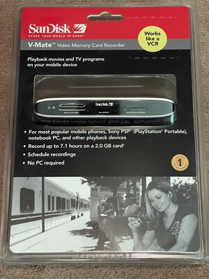 SanDisk V-Mate Video Memory Card Recorder (SDVM1-A-A30) 