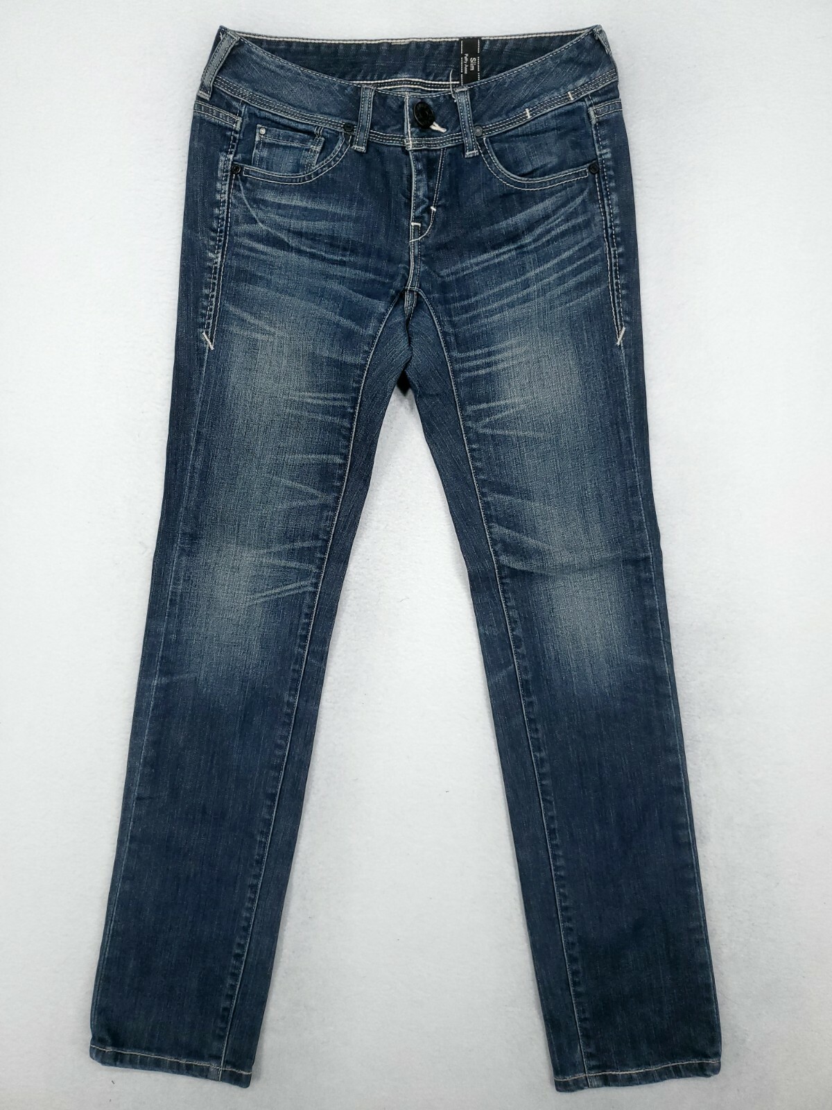 Jeans Mango Paty Skinny - Bleu, Taille 42/44, Occasion Très Bon état, Coupe Ajustée