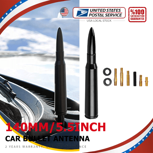 1X BLACK BULLET ANTENNA 50 CAL for CHEVROLET SILVERADO 1500/2500/3500/GMC SIERRA - Picture 13 of 18