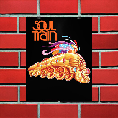 Soul Train Music TV Show Train Black Poster Size 20