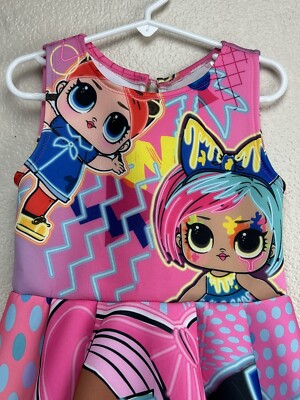 Lol Surprise Girls Special Occasion Birthday Dress Up Costume Size SM 6/6X  | eBay