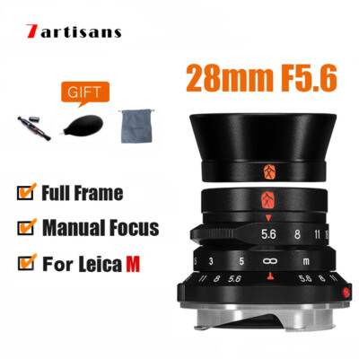 7artisans 28mm Full Frame Large Aperture MF Lens For Leica