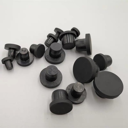 Black silicone rubber stopper hole caps cover plug blind plugs A=3mm - 15mm - Picture 6 of 7