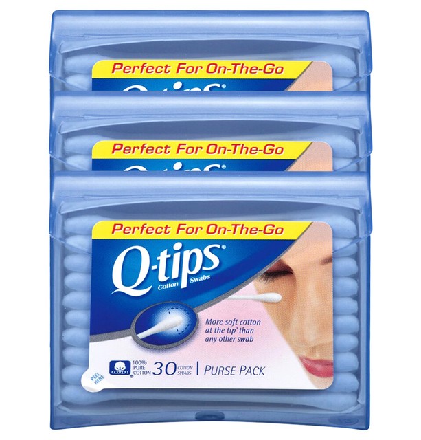 90 Count QTips 100 Pure Soft Cotton Tip Swabs Paper Stick Travel