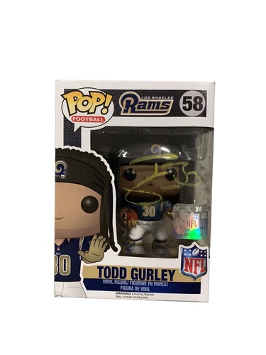 Todd Gurley Signed Los Angeles Rams Funko Pop Vinyl Figure JSA
