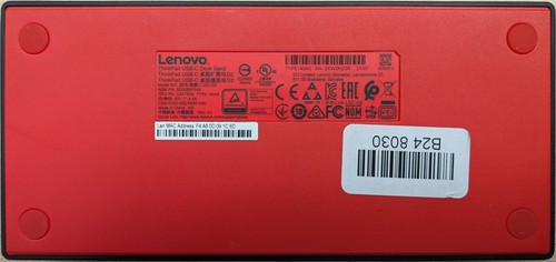 Lenovo ThinkPad USB-C Dock Gen2 - Black (40AS0090EU) inc. 90W PSU & USB Cable - Photo 3/5