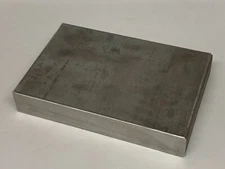 1” Thick A36 Steel Blacksmith Hot Cut Anvil Striking Plate Bench Block 4" x 6"