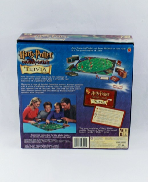 Harry Potter And The Chamber Of Secrets Trivia Game EBay