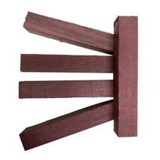 Combo Pack Purpleheart Pen Turning Blanks 3/4x 3/4x 6- Free US Shipping