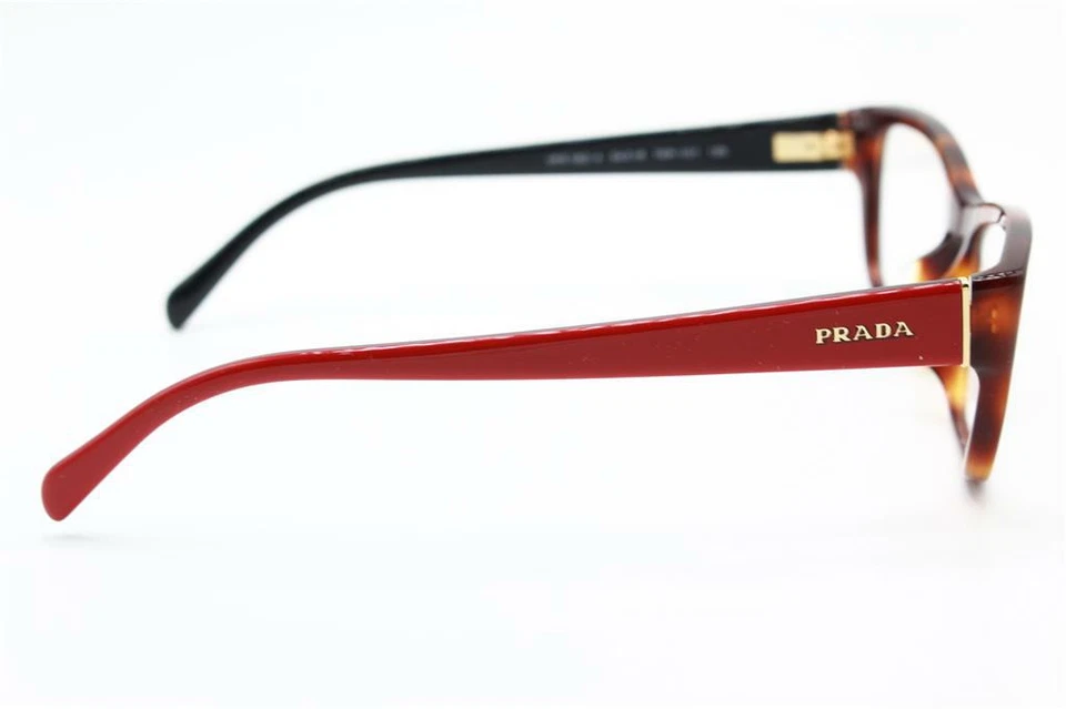 全新普拉达 VPR 18O-A TKR-1O1 哈瓦那红色正品眼镜 VPR18O-A 54-18 — 第 3/3 张图片