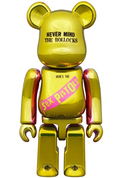 ベアブリック BE@RBRICK SEX pistols Bambi 400% BE@RBRICK Sex Pistols NEVER MIND THE BOLLOCKS Chrome Ver 400