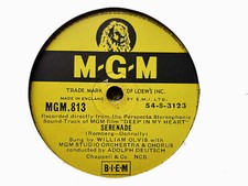 WILLIAM OLVIS - Serenade / JOSE FERRER - When I Grow Too Old 78 rpm disc (A++)