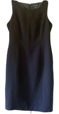 Kim Rogers Petites Womens Black Work Office Cocktail Party Sheath Dress Size 4P